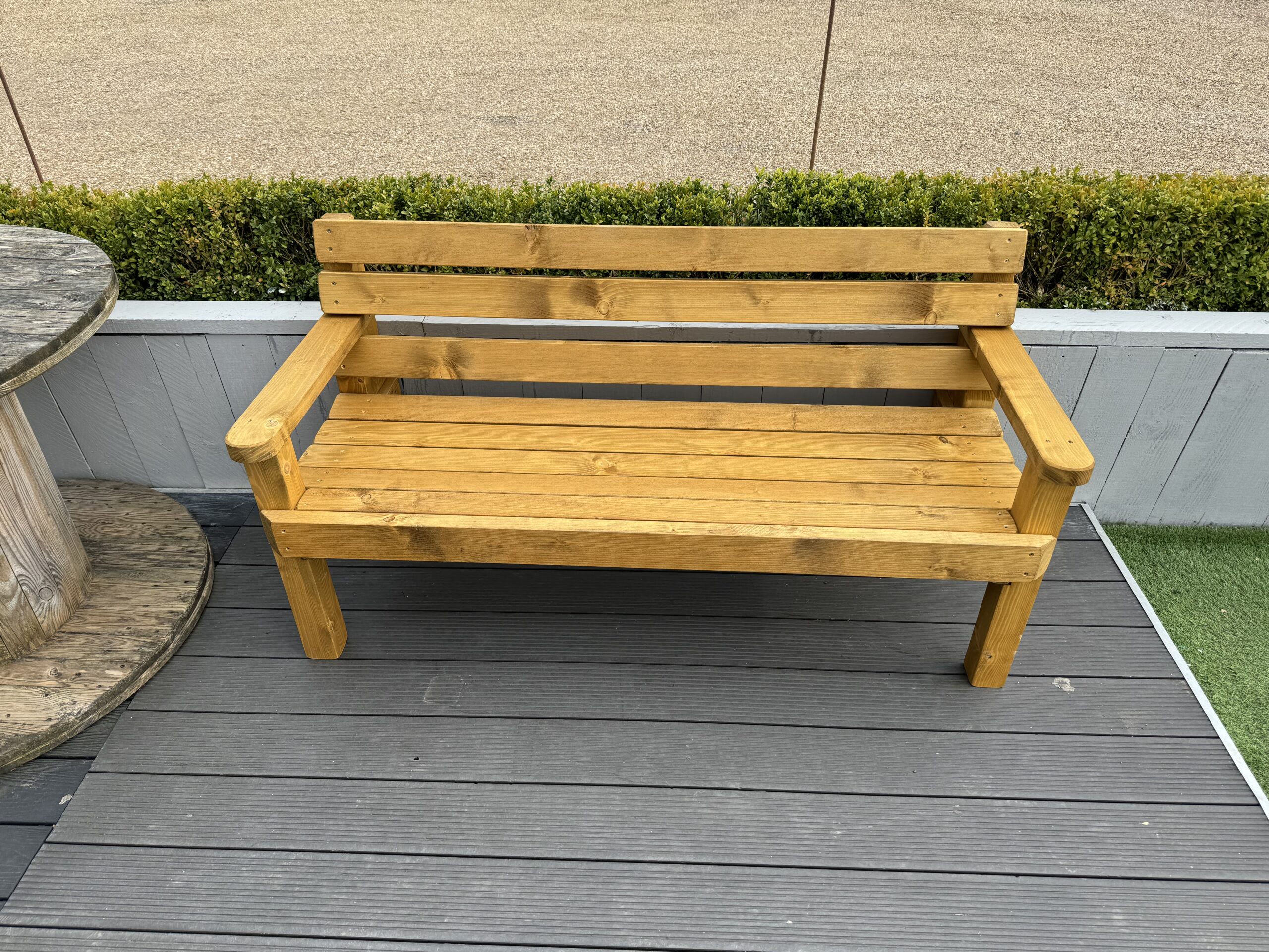 3 Seater Garden Bench with Arms - E Timber Products